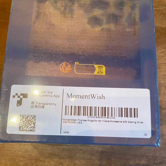 🌟MomentWish 1 Carat Moissanite Engagement Ring🌟  NIB - Picture 5 of 15